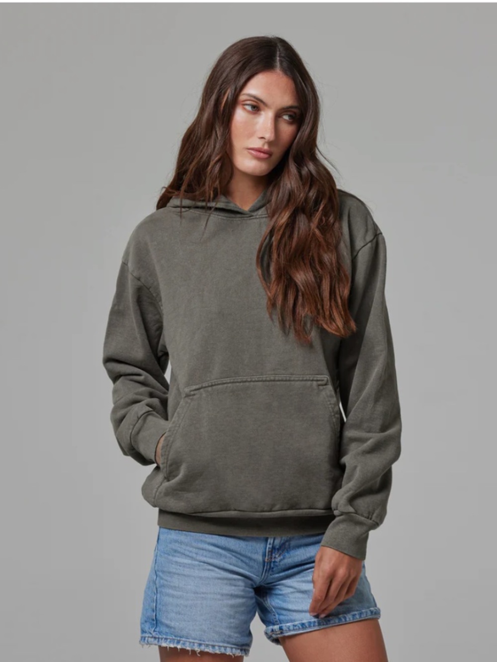 Talentless Heavy Hoodie in Vintage Seaweed Size XL